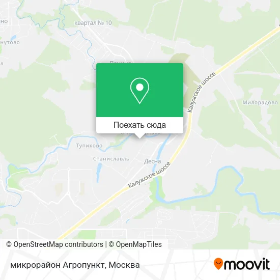 Карта микрорайон Агропункт