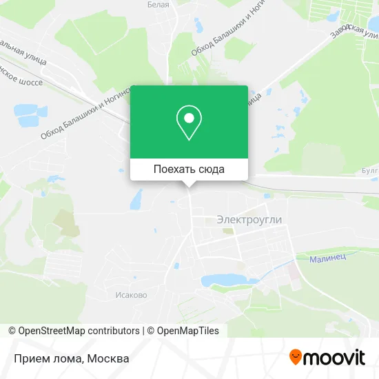 Карта Прием лома