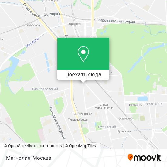 Карта Магнолия