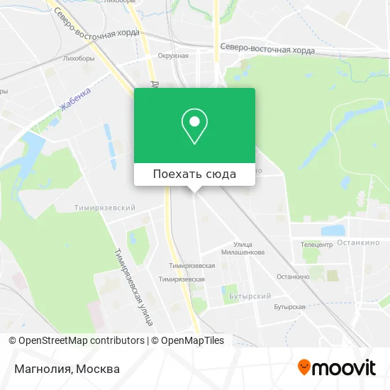 Карта Магнолия