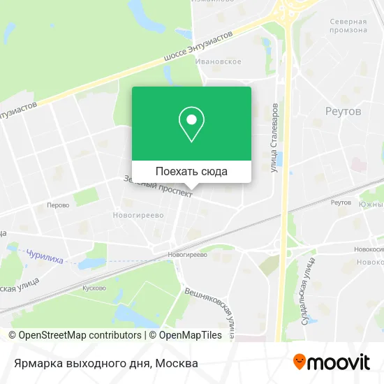 Карта Ярмарка выходного дня