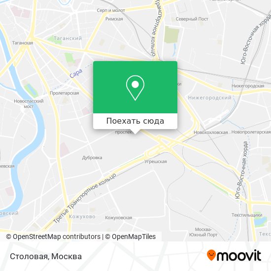 Карта Столовая