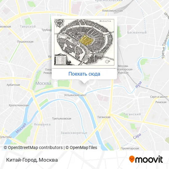 Карта Китай-Город
