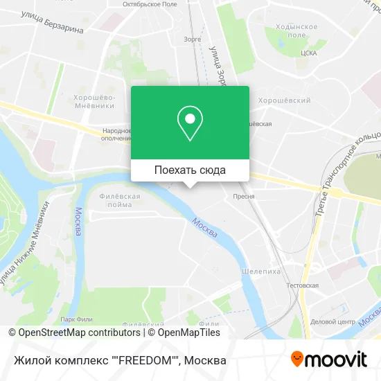 Карта Жилой комплекс ""FREEDOM""