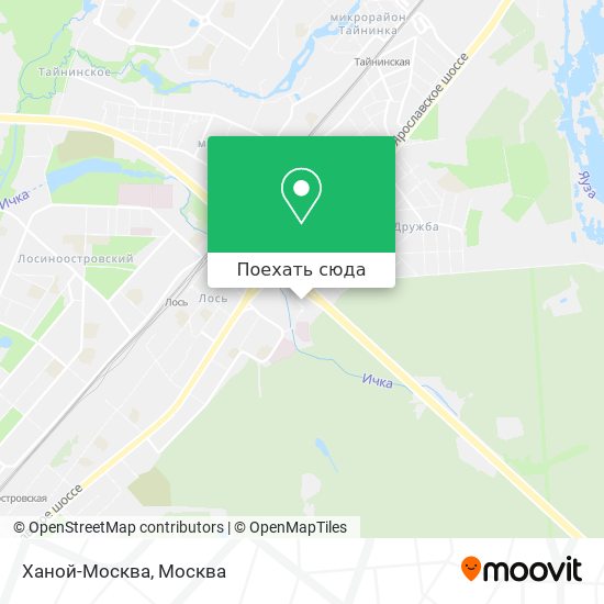 Карта Ханой-Москва