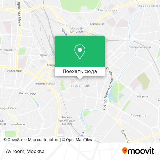 Карта Aviroom