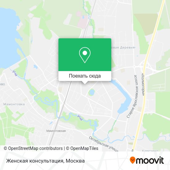 Карта Женская консультация
