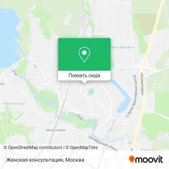 Карта Женская консультация