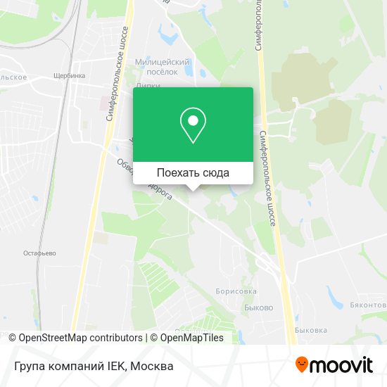 Карта Група компаний IEK