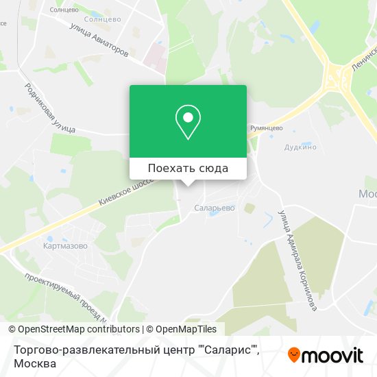 Карта Торгово-развлекательный центр ""Саларис""
