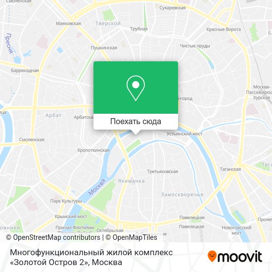Карта Многофункциональный жилой комплекс «Золотой Остров 2»