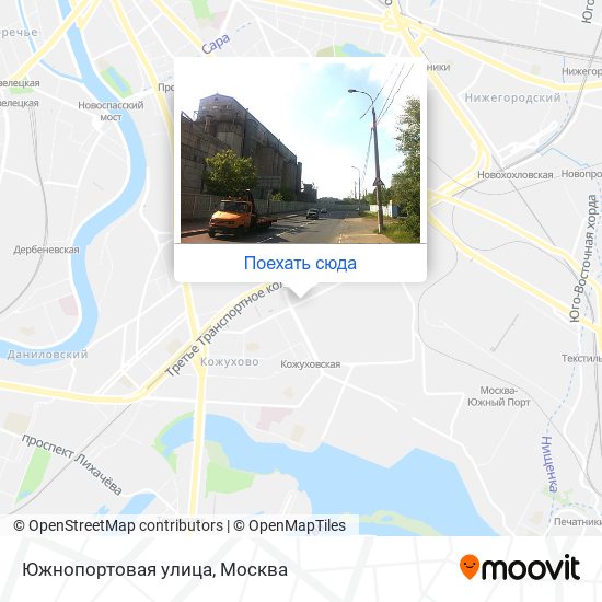 Карта москвы южнопортовый район