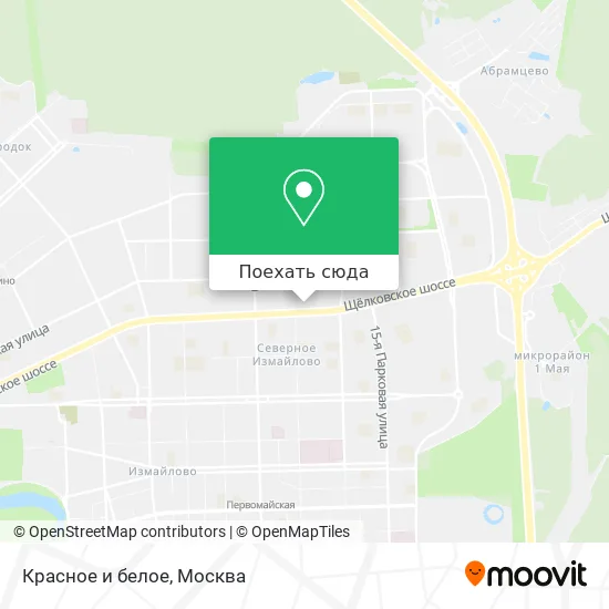 Карта Красное и белое