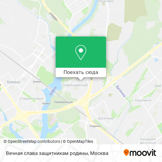 Карта Вечная слава защитникам родины