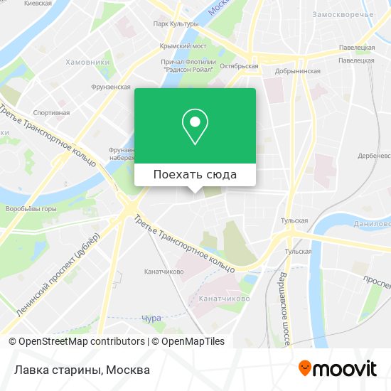 Карта Лавка старины