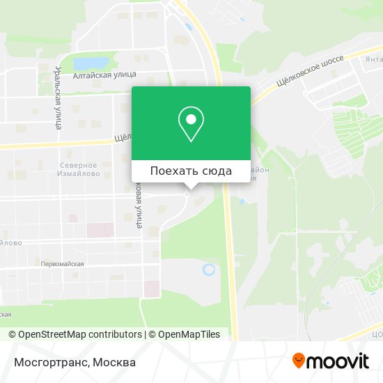Карта Мосгортранс