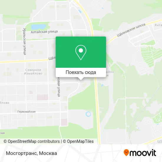 Карта Мосгортранс