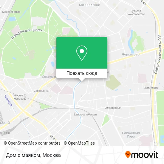 Карта Дом с маяком