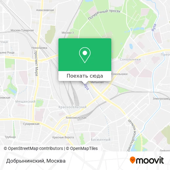 Карта Добрынинский