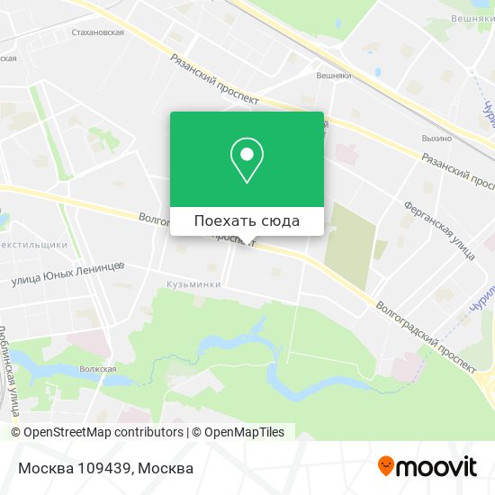 Карта Москва 109439