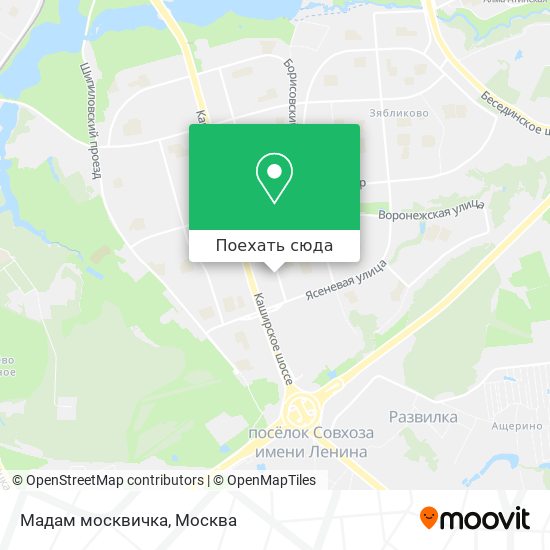 Карта Мадам москвичка