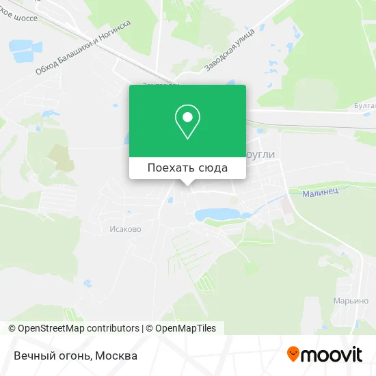 Карта Вечный огонь