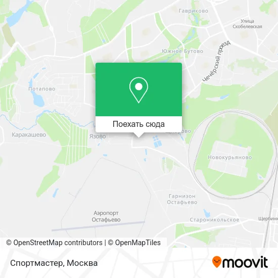 Карта Спортмастер