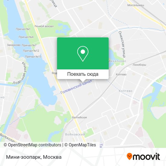 Карта Мини-зоопарк