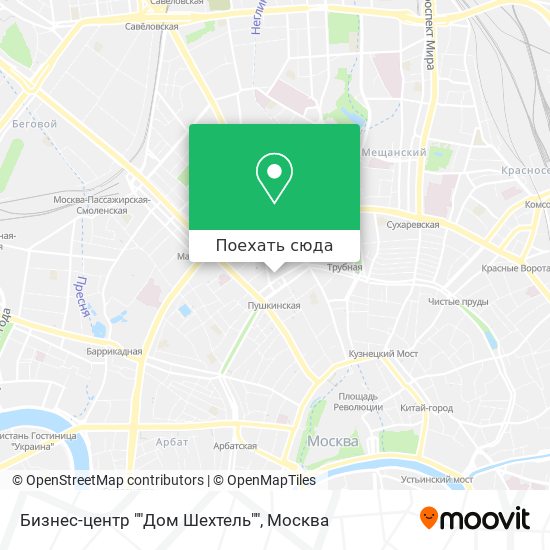 Карта Бизнес-центр ""Дом Шехтель""