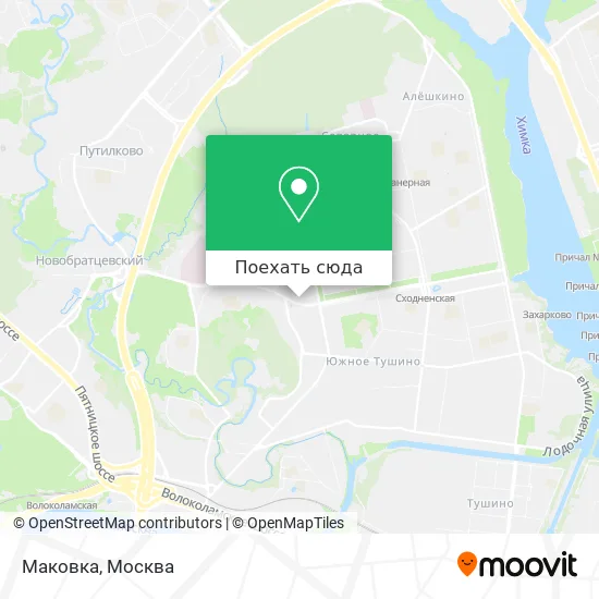 Карта Маковка