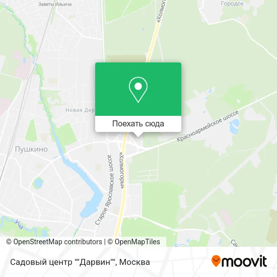 Карта Садовый центр ""Дарвин""