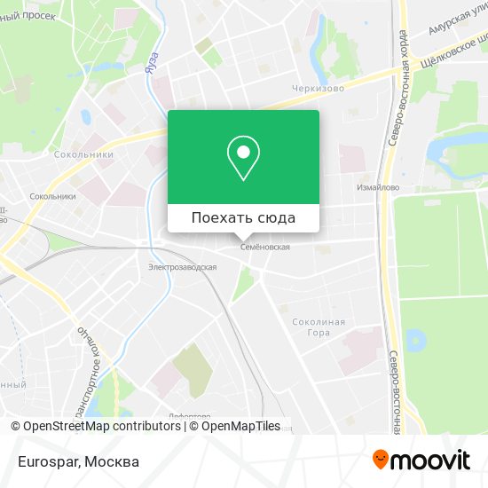 Карта Eurospar