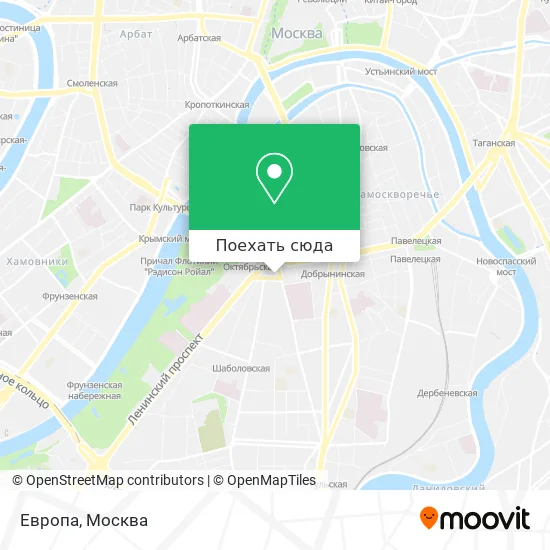 Карта Европа