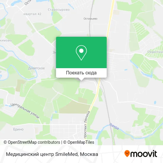 Карта Медицинский центр SmileMed