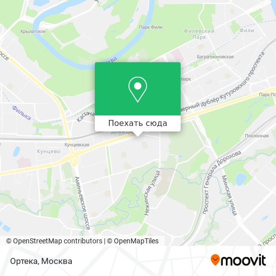 Карта москвы давыдково