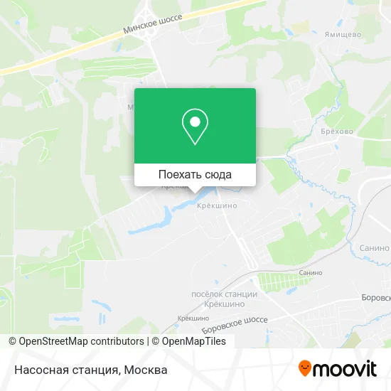 Карта Насосная станция