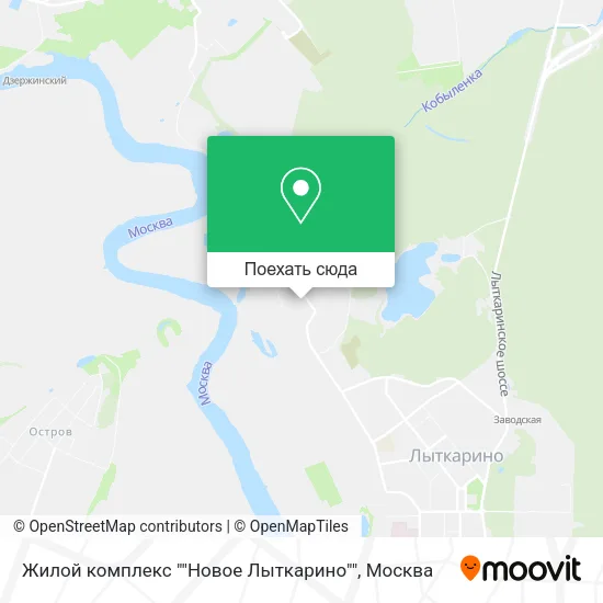 Карта Жилой комплекс ""Новое Лыткарино""