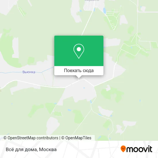 Карта Всё для дома