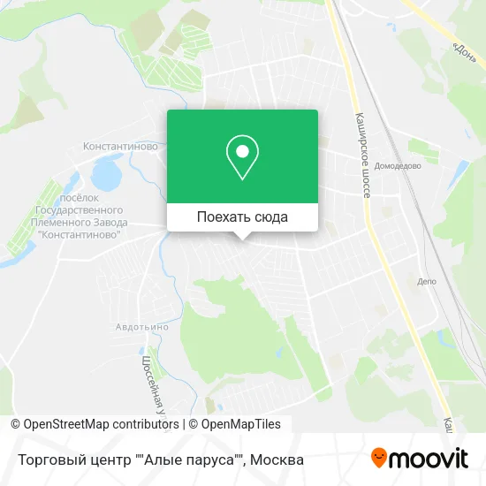 Карта Торговый центр ""Алые паруса""