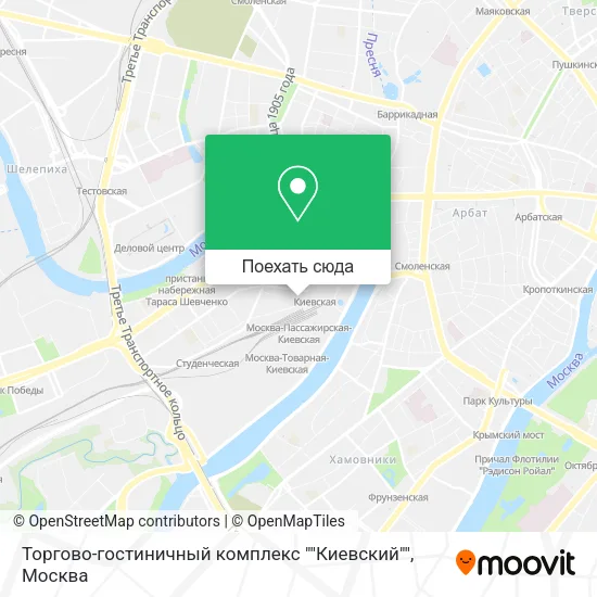 Карта Торгово-гостиничный комплекс ""Киевский""