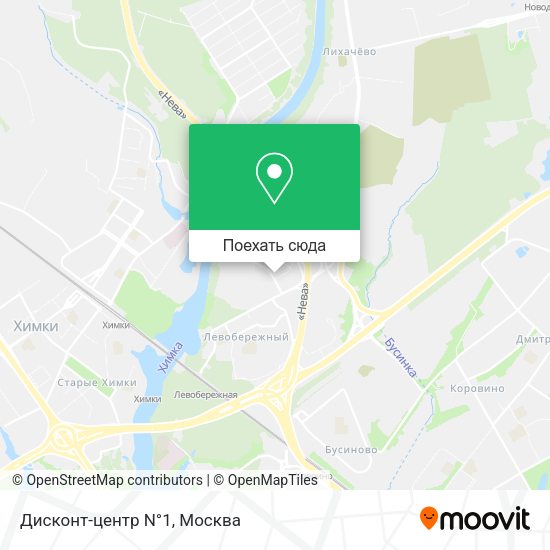 Карта Дисконт-центр N°1