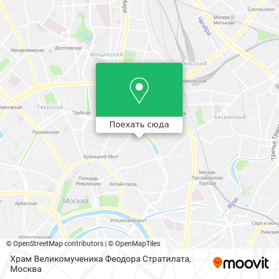 Карта Храм Великомученика Феодора Стратилата