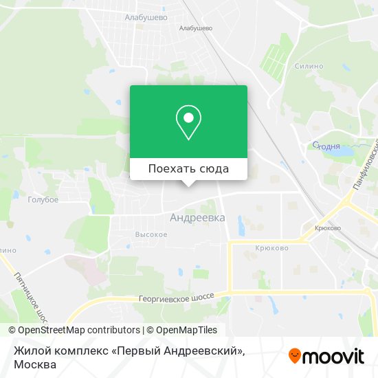 Карта Жилой комплекс «Первый Андреевский»