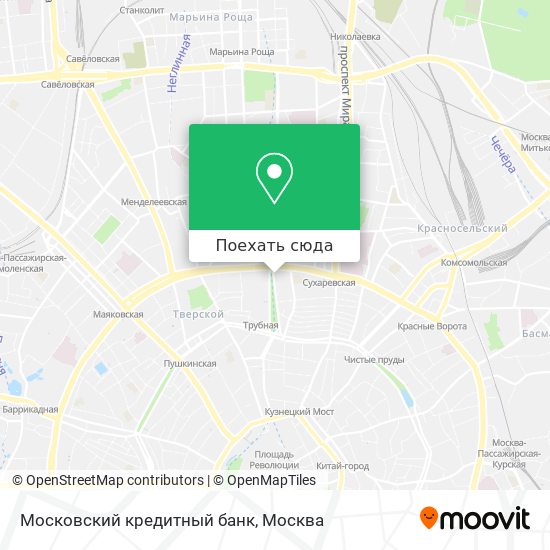 Карта Московский кредитный банк