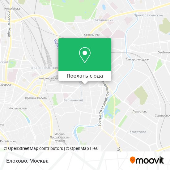 Карта Елохово
