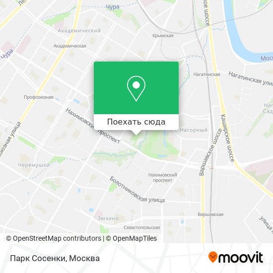 Карта Парк Сосенки