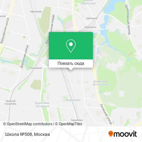 Карта Школа №508