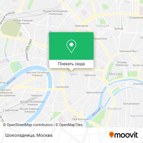 Карта Шоколадница