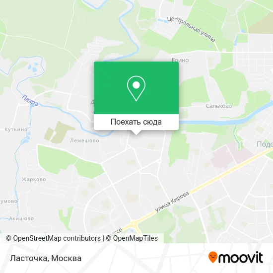 Карта Ласточка