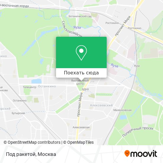 Карта Под ракетой